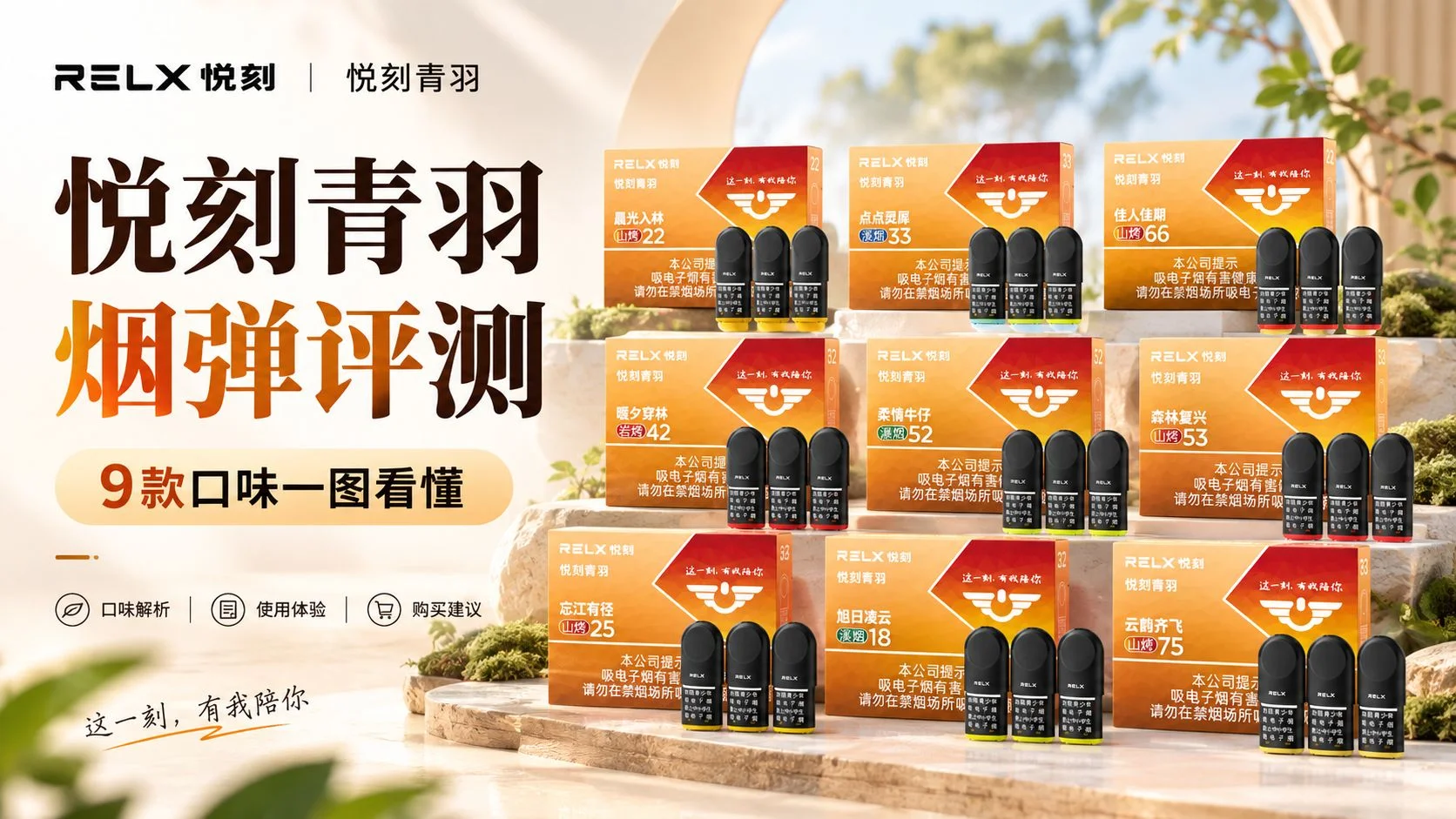 悦刻青羽烟弹评测:9款口味对比、击喉感与适合人群 文章封面