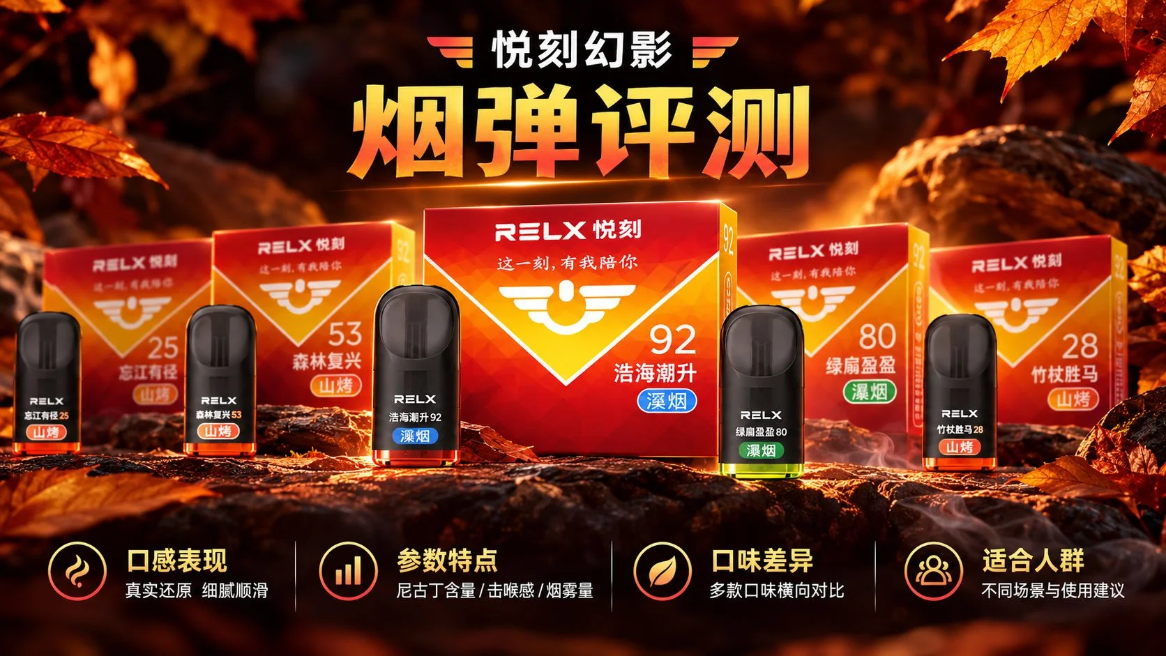 悦刻幻影烟弹评测:13款口味对比与选择建议 文章封面